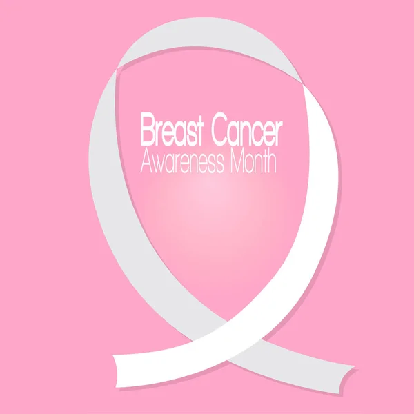 Breast cancer poster — Stock Vector