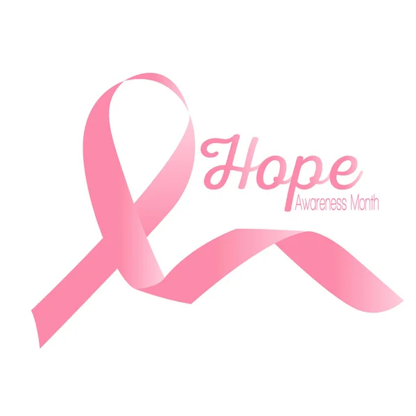 Cartel de cáncer de mama — Archivo Imágenes Vectoriales