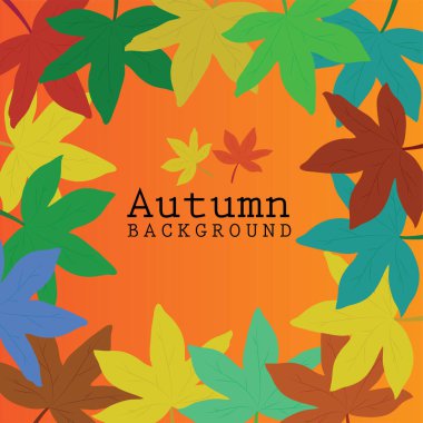 sonbahar arka plan illüstrasyon