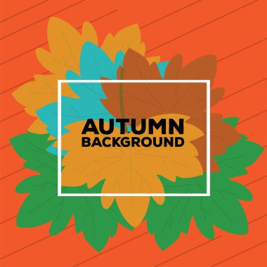 sonbahar arka plan illüstrasyon