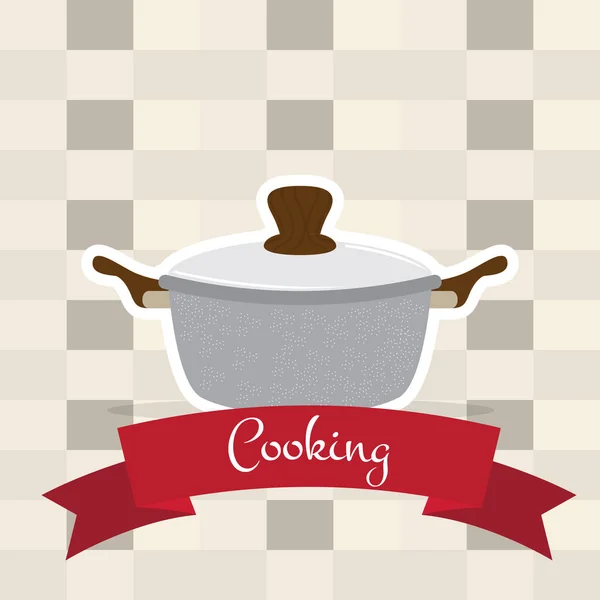 Image de la casserole — Image vectorielle