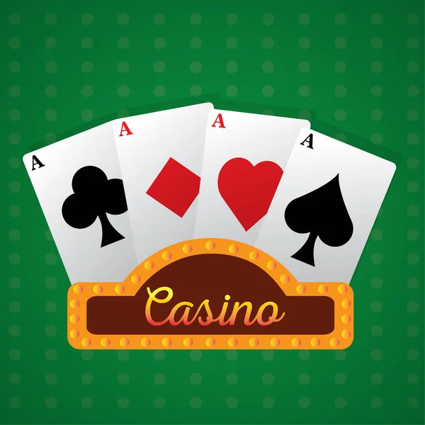 Diseño gráfico de Casino — Archivo Imágenes Vectoriales