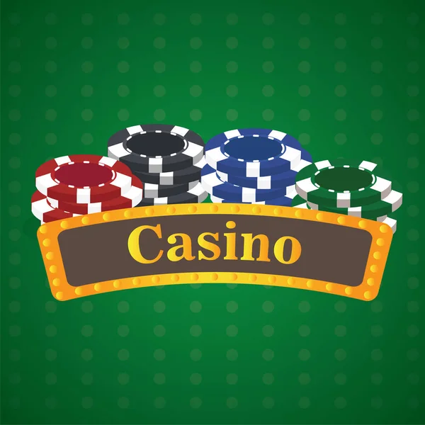 Diseño gráfico de Casino — Archivo Imágenes Vectoriales