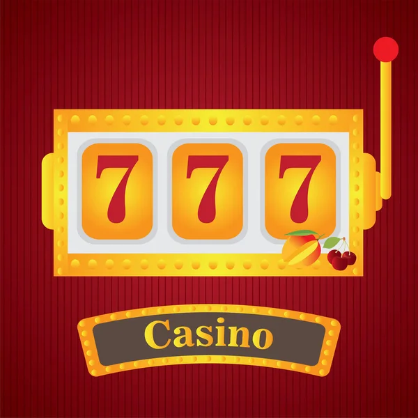 Casino grafisch ontwerp — Stockvector