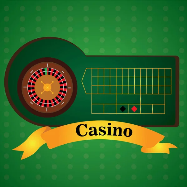 Kasino grafický design — Stockový vektor