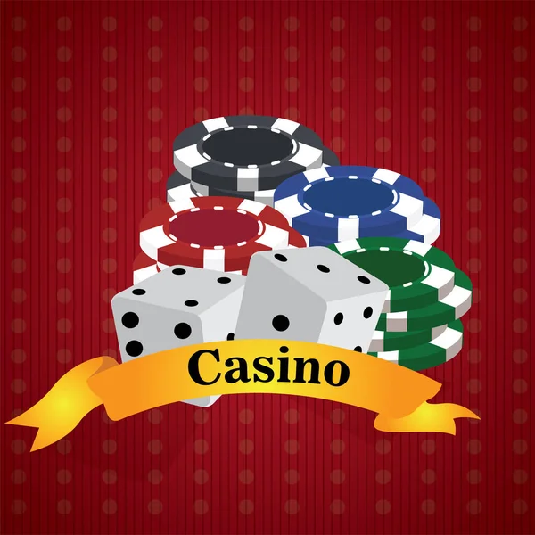 Conception graphique Casino — Image vectorielle