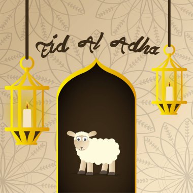 Kurban Bayramı grafik tasarımı
