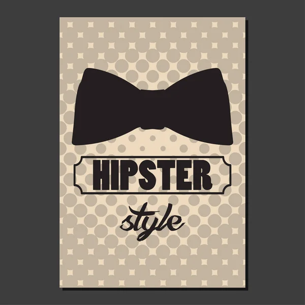 Ilustração do cartaz do Hipster — Vetor de Stock