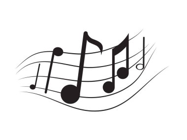 İzole müzik pentagram