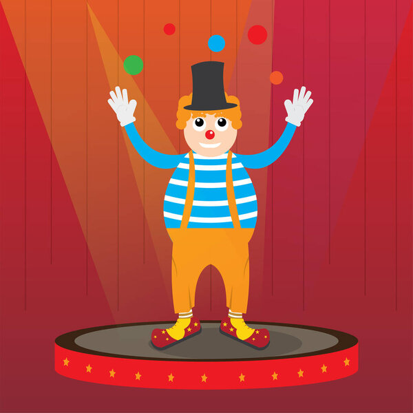 Juggler clown image