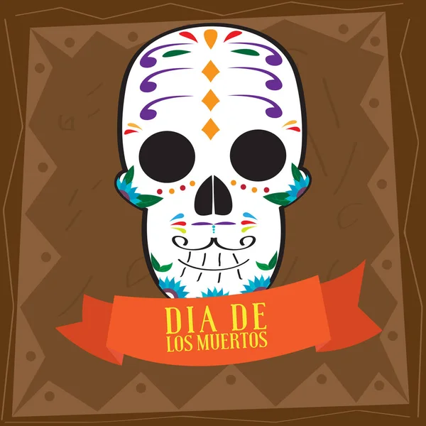 Cartel de Dia de los muertos — Vector de stock