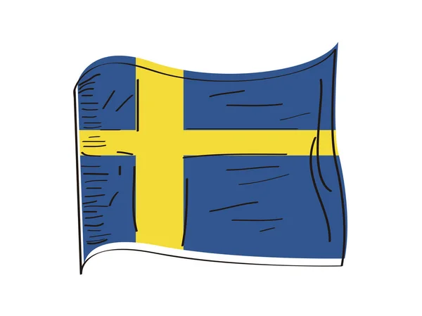 Flag of Sweden — Stock Vector