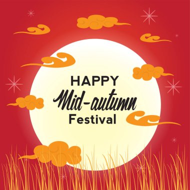 Sonbahar ortası festivali posteri