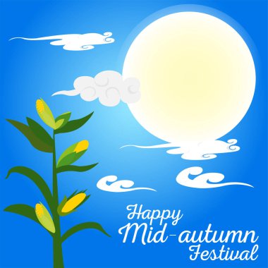 Sonbahar ortası festivali posteri