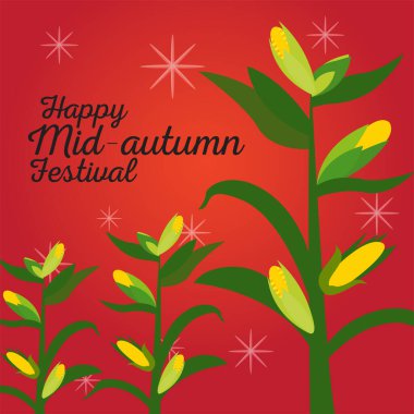 Sonbahar ortası festivali posteri