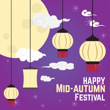 Sonbahar ortası festivali posteri