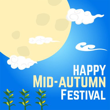 Sonbahar ortası festivali posteri