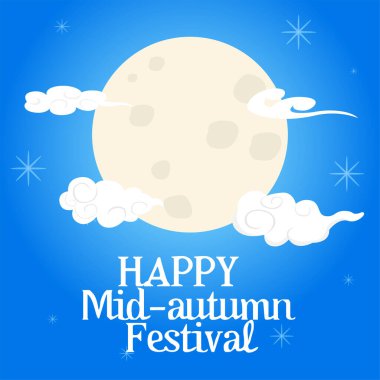 Sonbahar ortası festivali posteri