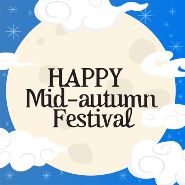 Sonbahar ortası festivali posteri