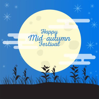 Sonbahar ortası festivali posteri