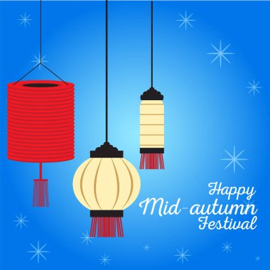 Sonbahar ortası festivali posteri