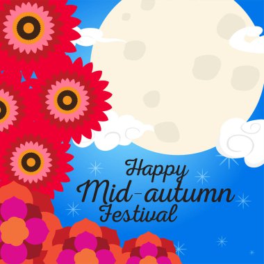 Sonbahar ortası festivali posteri