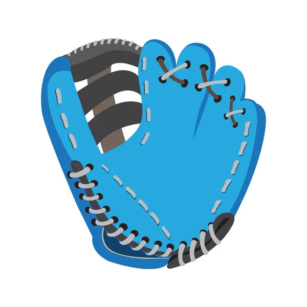Изолированная бейсбольная перчатка — стоковый вектор