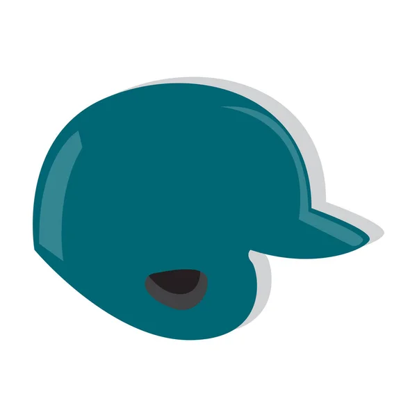 Изолированный бейсбольный шлем — стоковый вектор