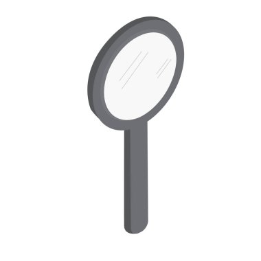 İzole büyüteç simgesi