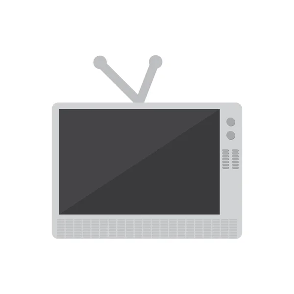Antikes Fernsehbildschirm-Symbol — Stockvektor