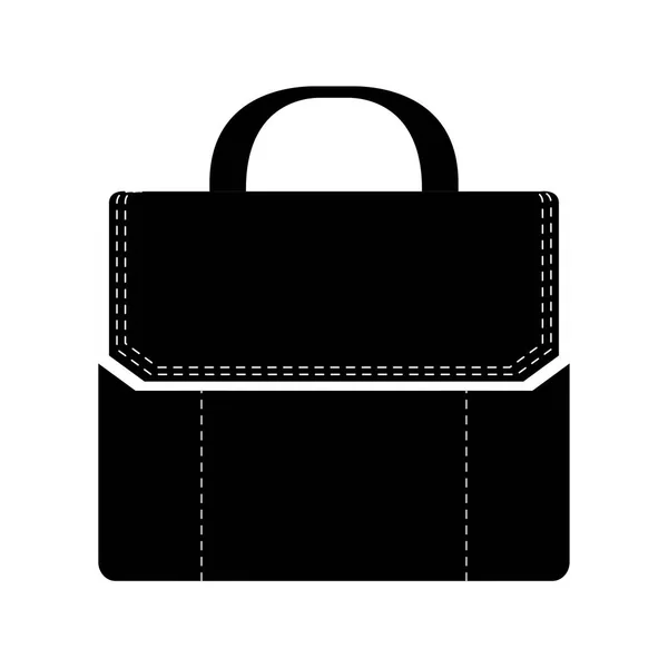 Elszigetelt táska ikonra — Stock Vector