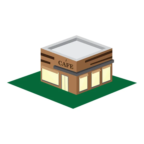 Café 3D —  Vetores de Stock