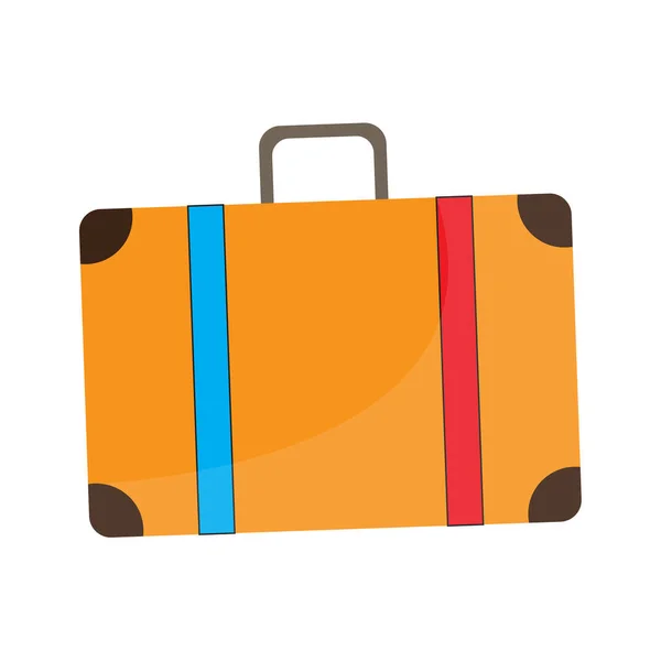 Απομονωμένη ταξιδιωτική τσάντα — Διανυσματικό Αρχείο