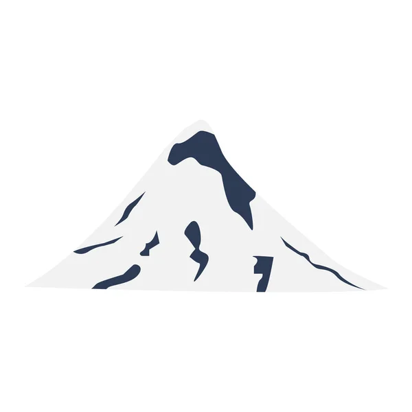 Isolé ruiz montagne de pointe de la Colombie — Image vectorielle