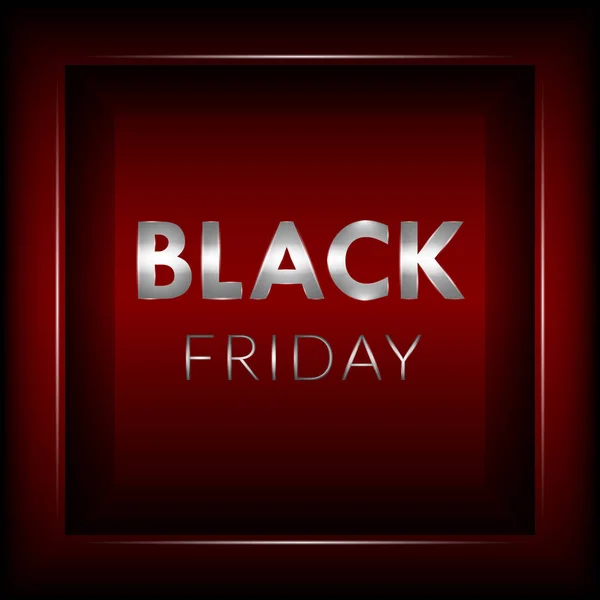 Black friday poster — Stock Vector