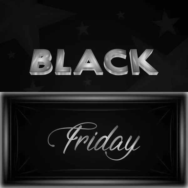 Elegant black friday poster — Stock Vector