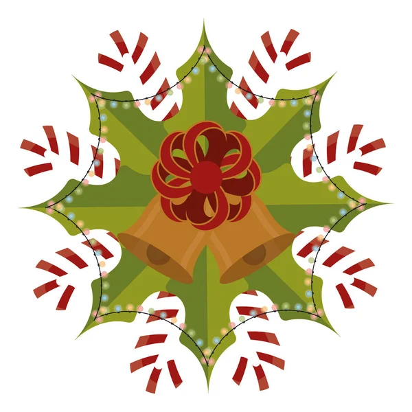 Geïsoleerde kerst ornament — Stockvector