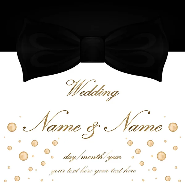 Illustration d'invitation au mariage — Image vectorielle