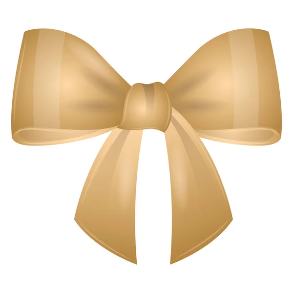 Isolated golden ribbon — Stock Vector