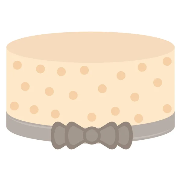 Gâteau de mariage décoré — Image vectorielle