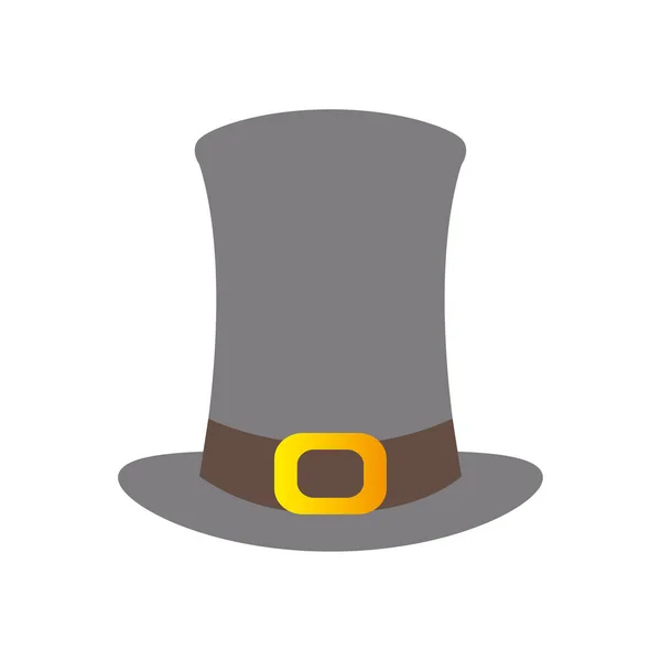 Icono de sombrero de peregrino — Vector de stock