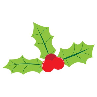 İzole edilmiş Noel süsü simgesi