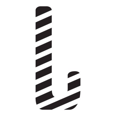 İzole edilmiş baston simgesi