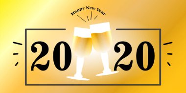 Happy New Year 2020 kart