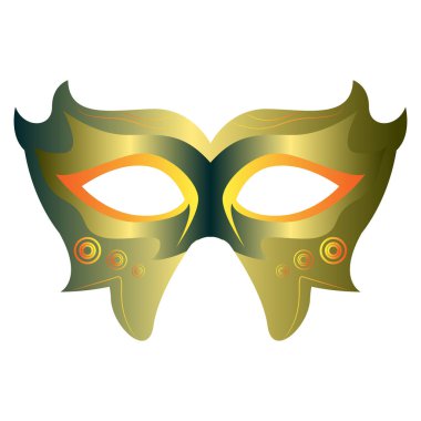 Mardi gras tiyatro maskesi simgesi