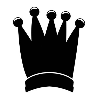 Palyaço şapkası silueti.