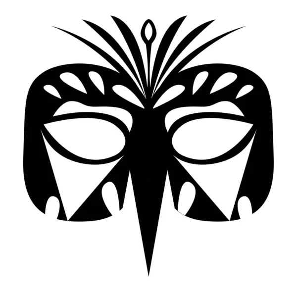 mardi gras mask silhouette