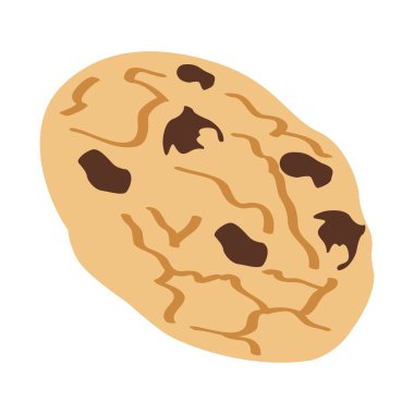 izole çikolatalı kurabiye