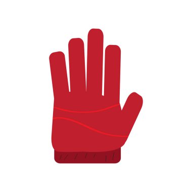 İzole edilmiş eldiven resmi