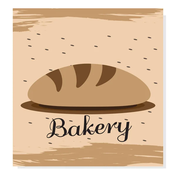 Vintage bakery poster — Stock Vector